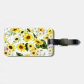 Aquarellblume 7 gepäckanhänger (Rückseite horizontal)