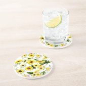 Aquarellblume 7 getränkeuntersetzer (Seite)