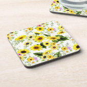 Aquarellblume 7 getränkeuntersetzer (Linke Seite)