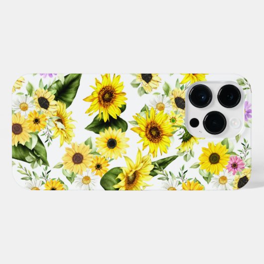 Aquarellblume 7 iPhone hülle (Rückseite (Horizontal))