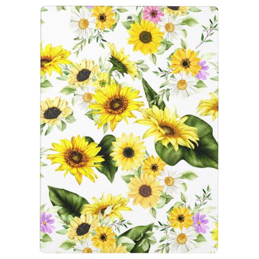 Aquarellblume 7 klemmbrett (Rückseite)