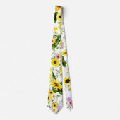 Aquarellblume 7 krawatte (Vorderseite)