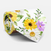 Aquarellblume 7 krawatte (Gerollt)