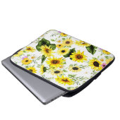 Aquarellblume 7 laptopschutzhülle (Vorne Knopf)