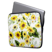 Aquarellblume 7 laptopschutzhülle (Vorderseite Links)