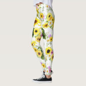Aquarellblume 7 leggings (Links)