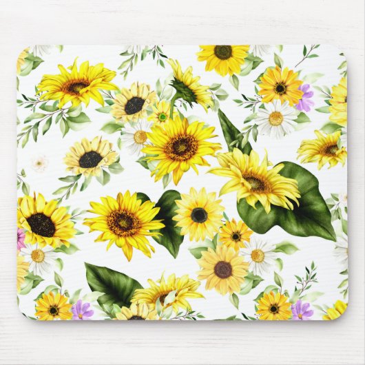 Aquarellblume 7 mousepad (Vorne)