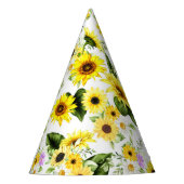 Aquarellblume 7 partyhütchen (Vorderseite)