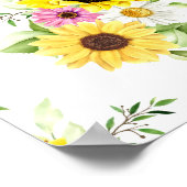 Aquarellblume 7 poster (Ecke)