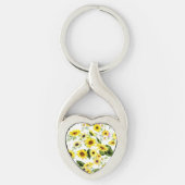 Aquarellblume 7 schlüsselanhänger (Vorderseite)