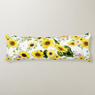 Aquarellblume 7 seitenschläferkissen