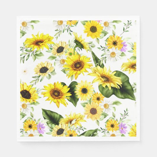 Aquarellblume 7 serviette (Vorderseite)