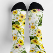 Aquarellblume 7 socken (Oben)