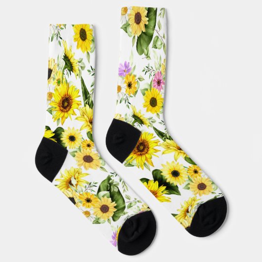 Aquarellblume 7 socken (Rechts)
