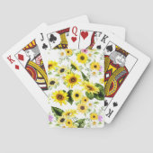 Aquarellblume 7 spielkarten (Rückseite)