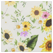 Aquarellblume 7 stoff (Nahaufnahme)