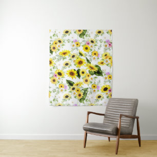 Aquarellblume 7 wandteppich