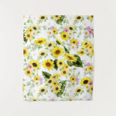 Aquarellblume 7 wandteppich (Vorderseite)