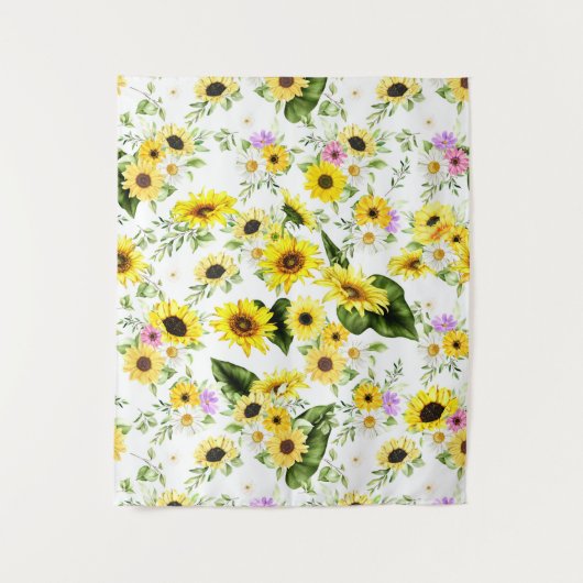 Aquarellblume 7 wandteppich (Vorderseite)