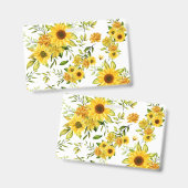 Aquarellblume 8 ausweis (Vorder- & Rückseite)