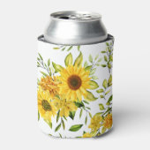 Aquarellblume 8 dosenkühler (Kanne Vorderseite)