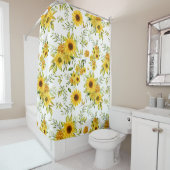 Aquarellblume 8 duschvorhang (Beispiel)