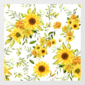 Aquarellblume 8 fensteraufkleber (Blatt)