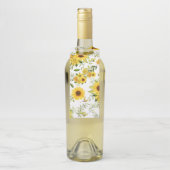 Aquarellblume 8 flaschenanhänger (Auf Flasche)