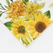 Aquarellblume 8 fleecedecke (Ecke)