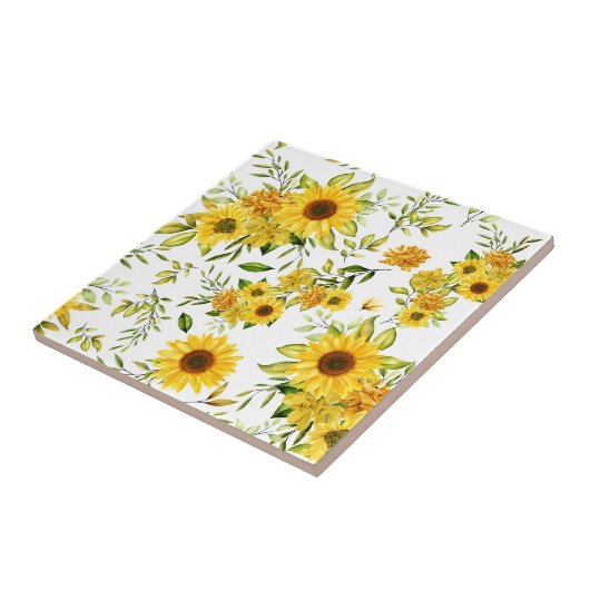 Aquarellblume 8 fliese (Seite)