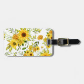 Aquarellblume 8 gepäckanhänger (Vorderseite horizontal)