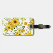 Aquarellblume 8 gepäckanhänger (Rückseite horizontal)