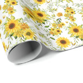 Aquarellblume 8 geschenkpapier (Rolleneckpunkt)