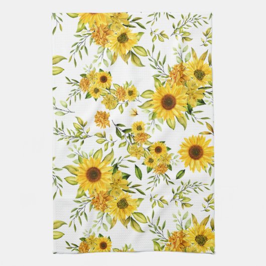 Aquarellblume 8 geschirrtuch (Vertikal)