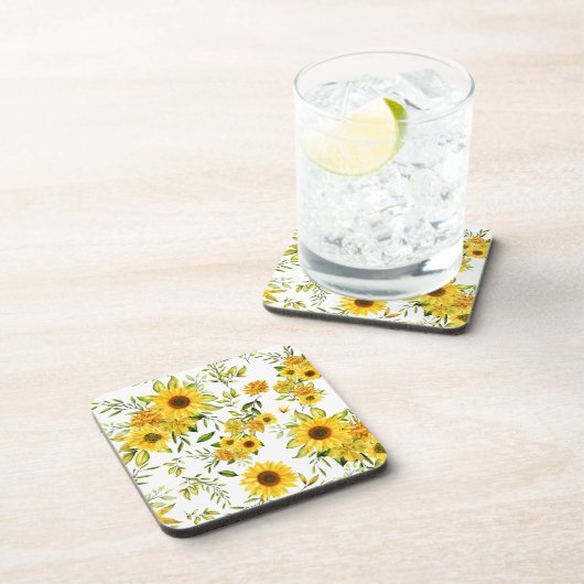 Aquarellblume 8 getränkeuntersetzer (Rechte Seite)