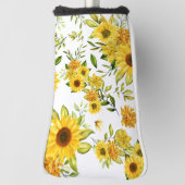 Aquarellblume 8 golf headcover (Rotieren 90)