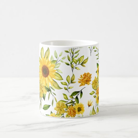 Aquarellblume 8 kaffeetasse (Mittel)