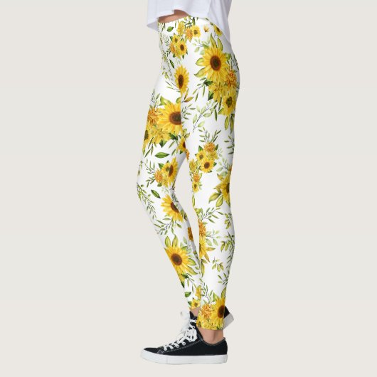 Aquarellblume 8 leggings (Links)