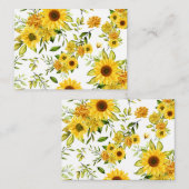 Aquarellblume 8 mitteilungskarte (Vorne/Hinten)