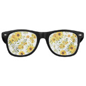 Aquarellblume 8 partybrille (Vorderseite)