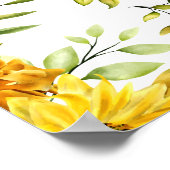 Aquarellblume 8 poster (Ecke)