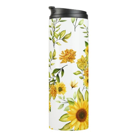 Aquarellblume 8 thermosbecher (Nach rechts gedreht)