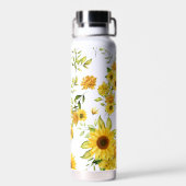 Aquarellblume 8 trinkflasche (Rückseite)