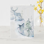 Aquarellblume auf der Klippe Karte (Gelbe Blume)