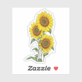 Aquarellblume Aufkleber