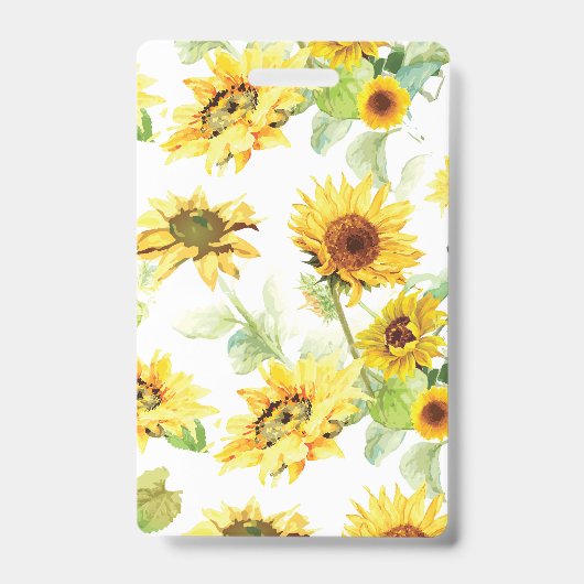 Aquarellblume Ausweis (Vorderseite)