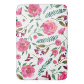 Aquarellblume Badematte (Vorderseite Vertikal)