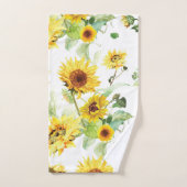 Aquarellblume Badhandtuch Set (Handtuch)