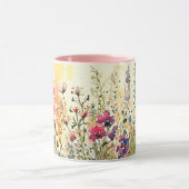 Aquarellblume/Blume Tasse (Zentrum)