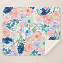 Aquarellblume Blumenblanket der Hoffnung